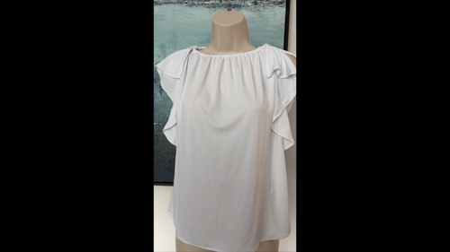 Banana Republic Flutter Sleeve Top Small Petite SP BNWT - photo 2