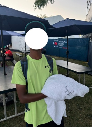 Taylor Fritz Autograph Signed Used Tennis Towel 2025 National Ba - photo 4