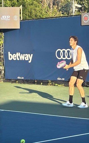 Taylor Fritz Autograph Signed Used Tennis Towel 2025 National Ba - photo 5