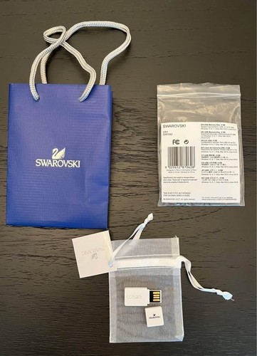 Rare Swarovski Crystal USB Memory Key 8GB White NEW