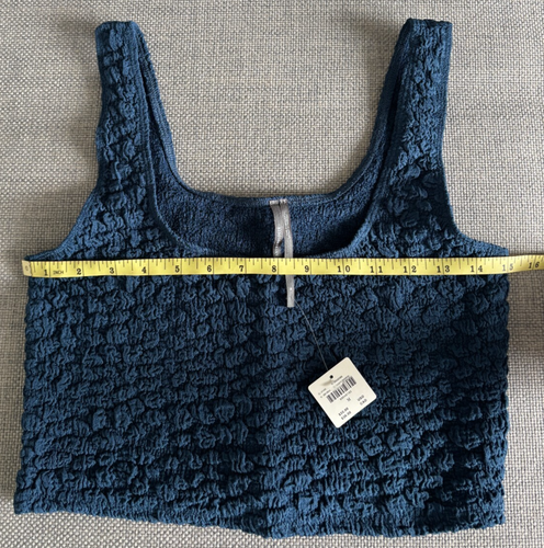 Anthropologie Womens M Navy Hannah Seamless Popcorn Tank BNWT - photo 3