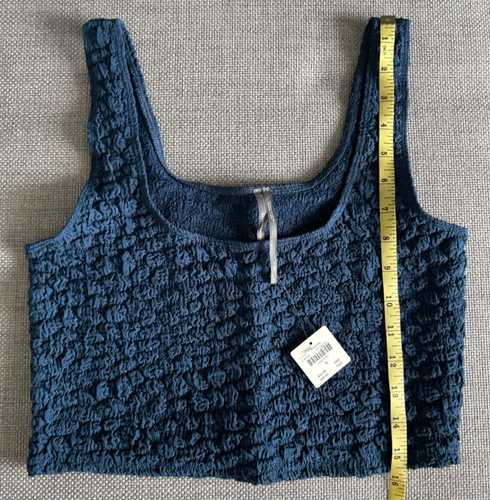 Anthropologie Womens M Navy Hannah Seamless Popcorn Tank BNWT - photo 4