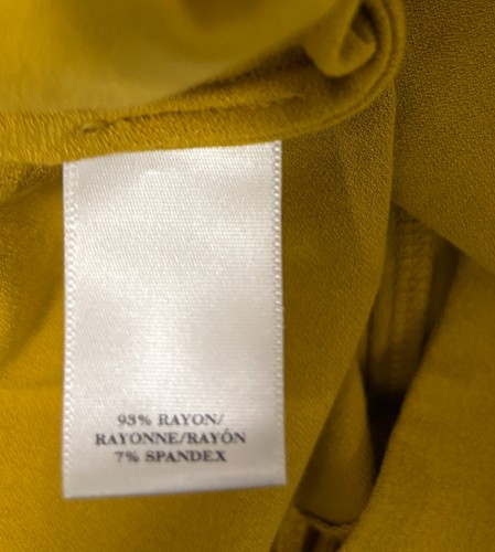 Ann Taylor Womens SP Mustard Yellow Twist Front Top NWT - photo 4
