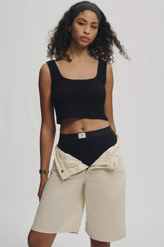 Anthropologie Womens M Black Hannah Seamless Popcorn Tank - photo 4