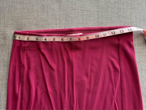 LOFT Pink Skirt Small SP BNWT Ponte Knit Front Split Maxi - photo 2