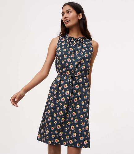 Ann Taylor LOFT Floral Mini Dress Petite Small SP NWT - photo 5