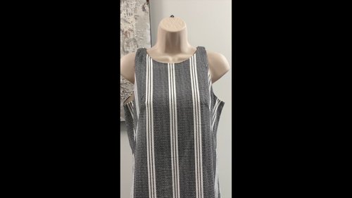 Ann Taylor Striped Shift Dress 6 Petite BNWT - photo 2