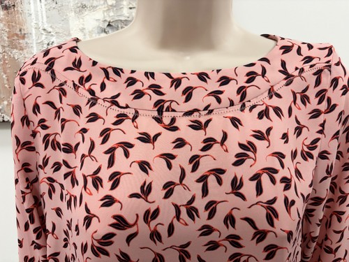Ann Taylor Blouse XS Petite XSP BNWT Pink Leaf Print - photo 4
