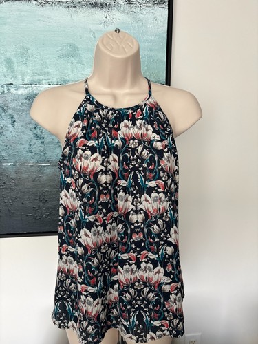 Banana Republic Halter Neck Blouse XS Petite XSP BNWT