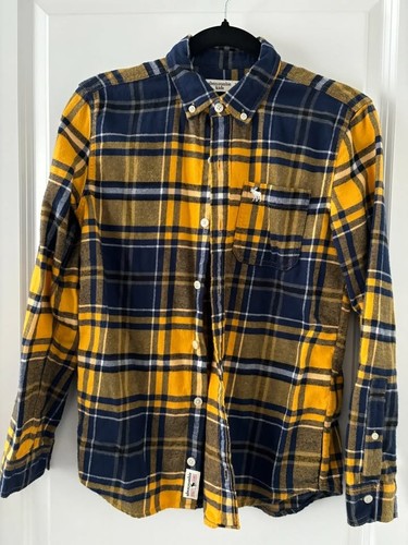 Abercrombie Boy's Flannel Button-Down Shirt ~ Size 11/12