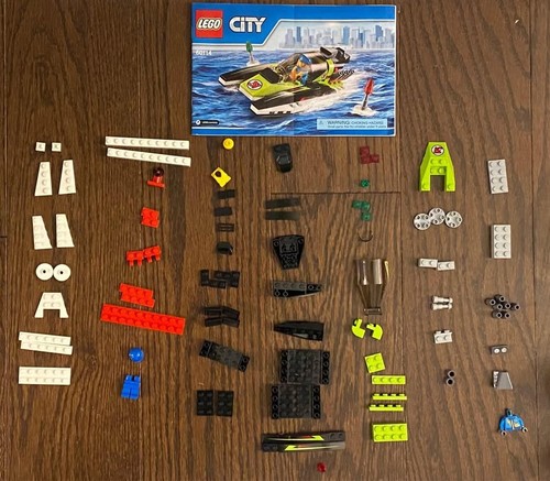 LEGO City Race Boat 60114 - 95 Pieces - Complete Set - photo 3