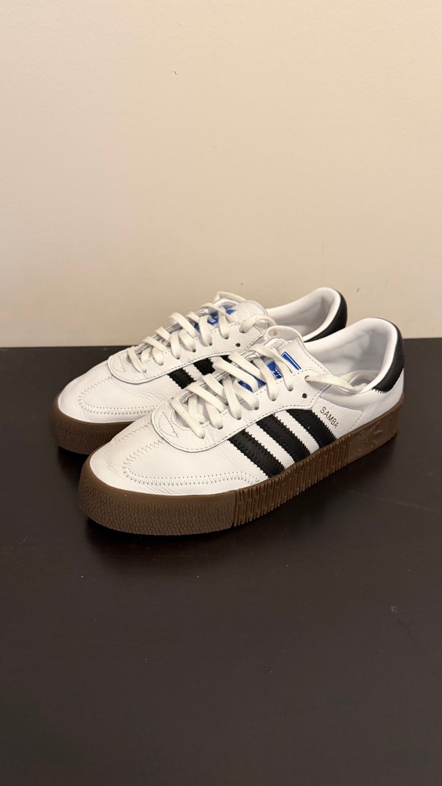 adidas Sambarose Cloud White Women Sneakers Core-Black Gum
