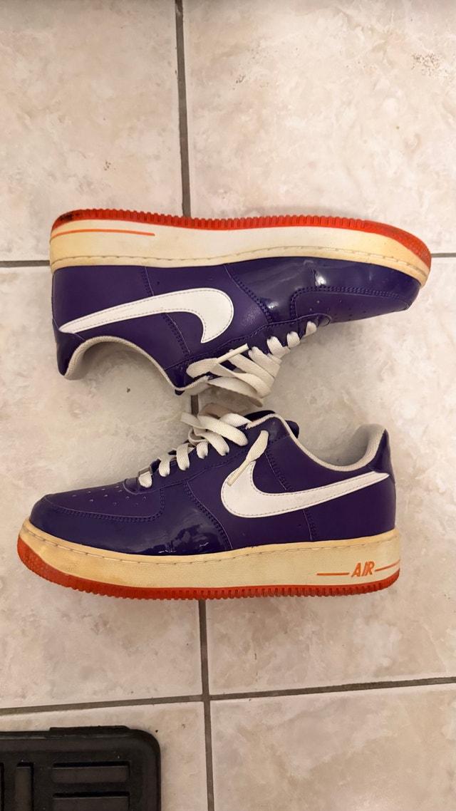 Nike Air Force 1 ‘07 Club Purple Patent Leather - photo 2