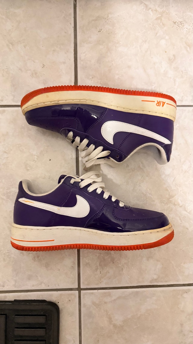 Nike Air Force 1 ‘07 Club Purple Patent Leather - photo 3