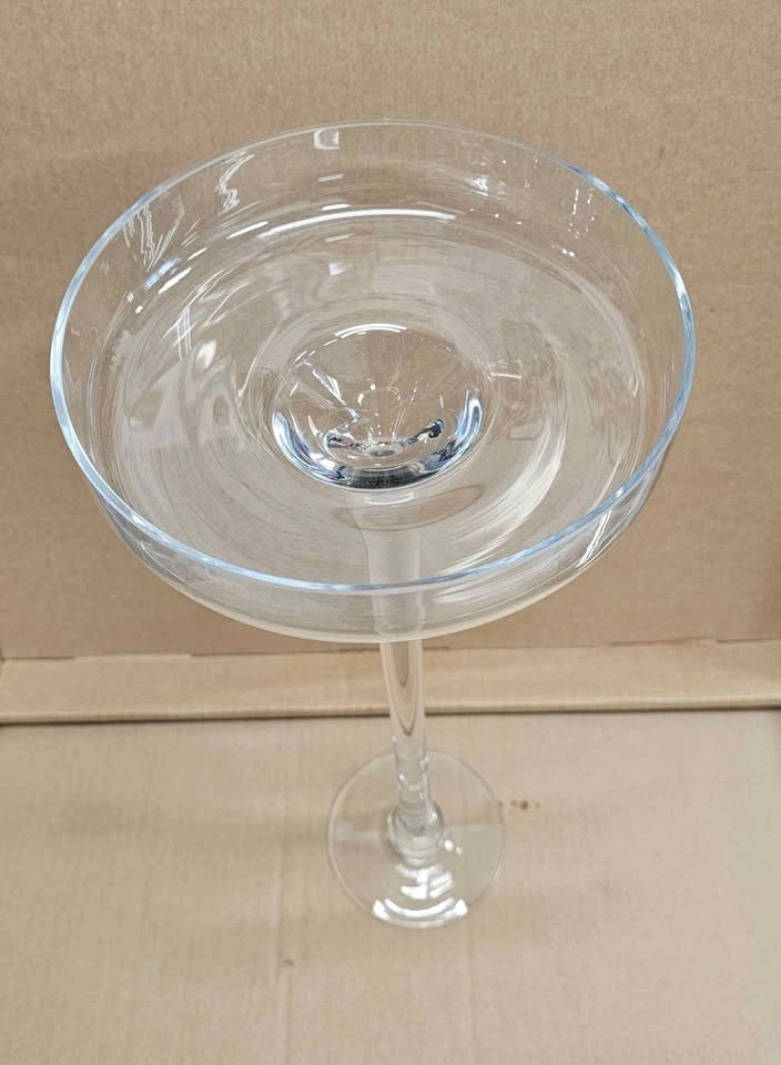 Elegant 20" Tall Long-Stemmed Clear Glass Vase - photo 2