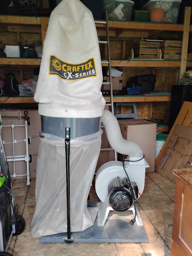 Craftex dust collection system