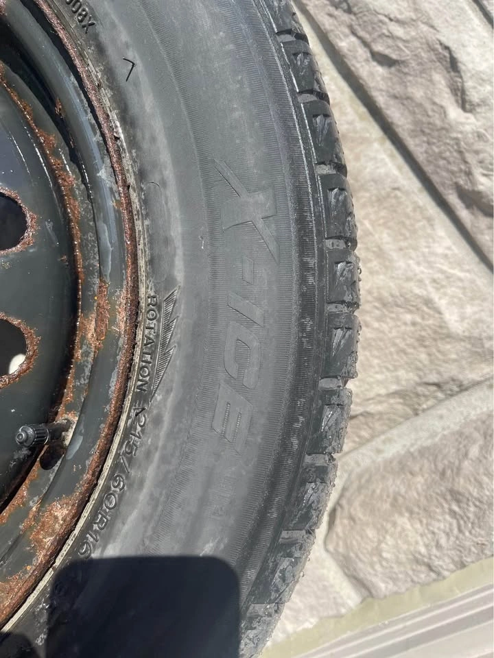 Michelin X-Ice 215/60R16 Winter Tire on Steel Rim set of 4 - photo 4