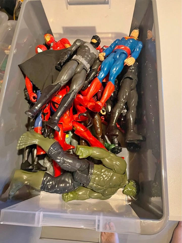 Marvel and DC Superhero Action Figure Lot
