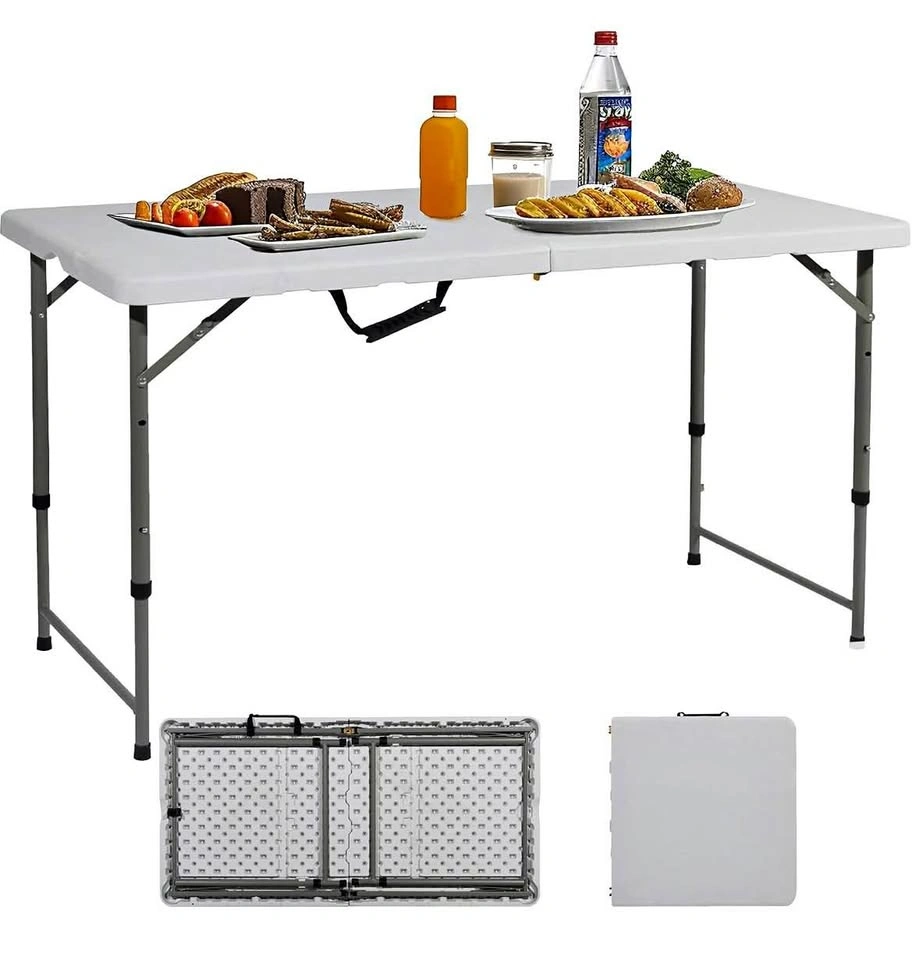 New Adjustable Folding Table for Dining, Picnic, and Camping