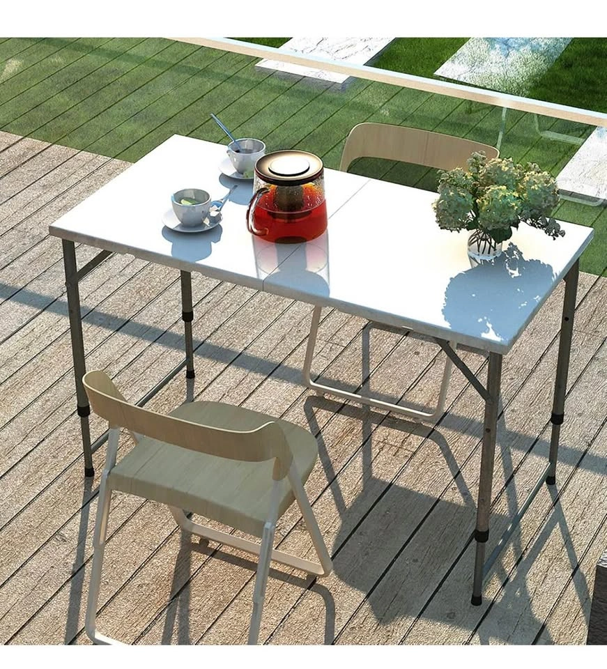 New Adjustable Folding Table for Dining, Picnic, and Camping - photo 2