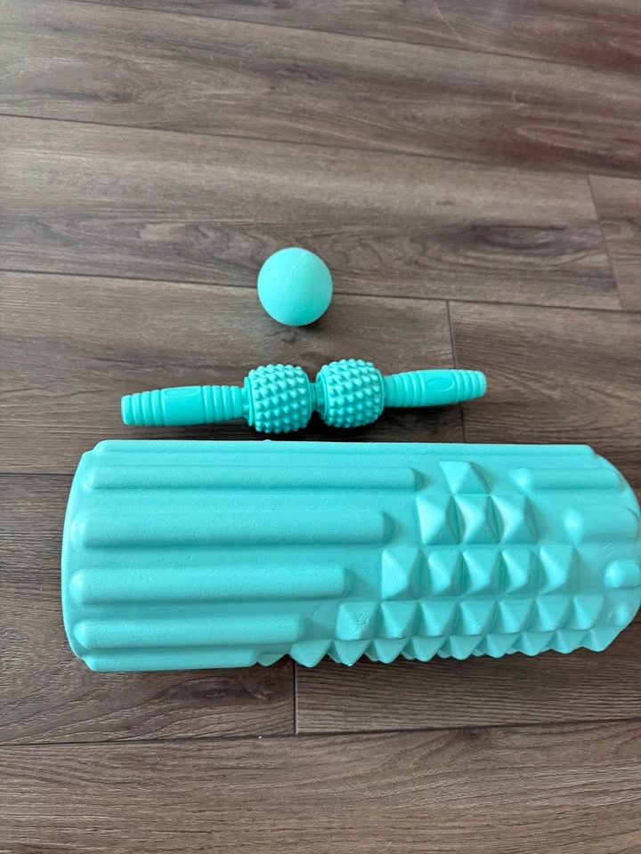 3-Piece Foam Roller and Massage Set