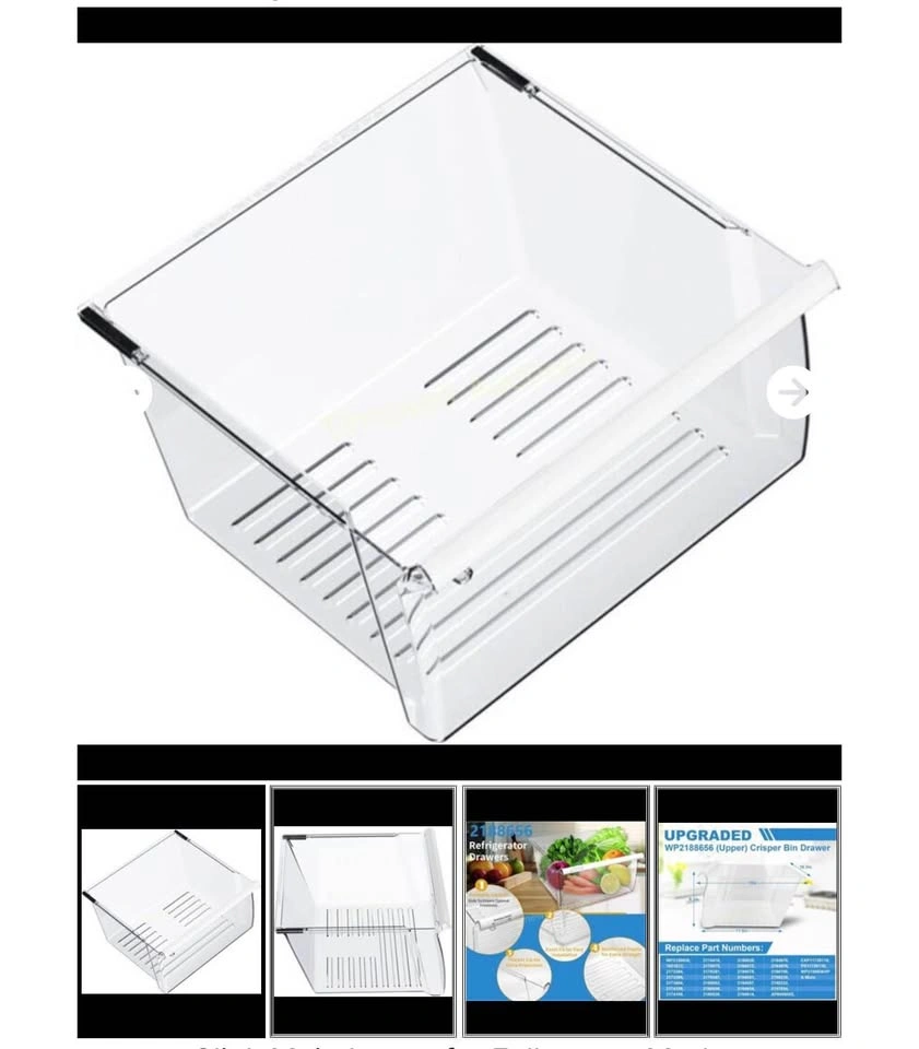 Crisper Drawer (Upper) Compatible WP2188656 - photo 5