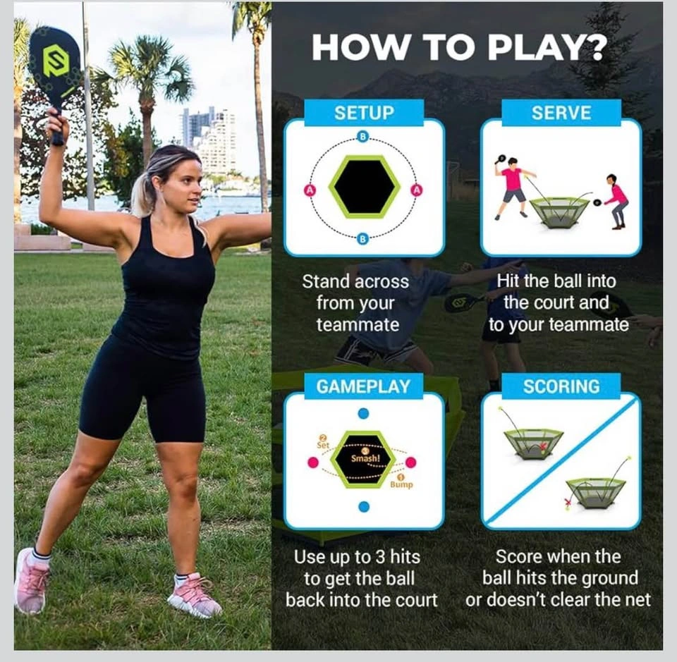 New Pickleball Yard Game - As Seen on Shark Tank - photo 2