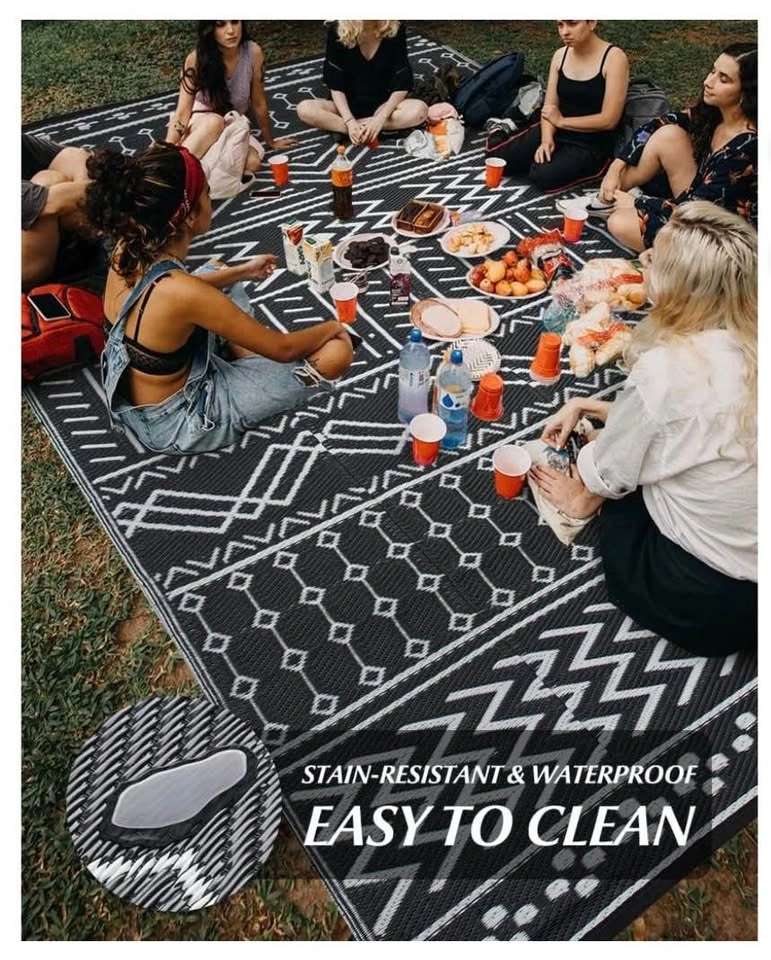 New 8x10 FT Reversible Outdoor Patio Rug - photo 3