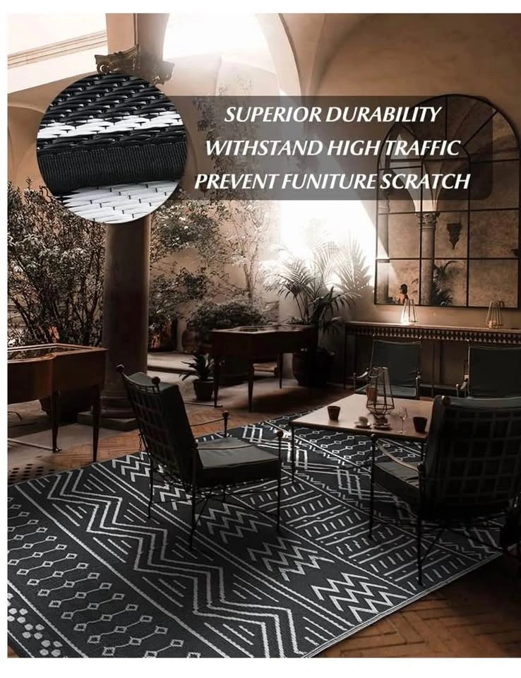 New 8x10 FT Reversible Outdoor Patio Rug - photo 4