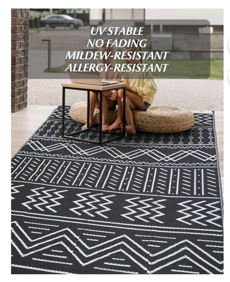New 8x10 FT Reversible Outdoor Patio Rug - photo 5