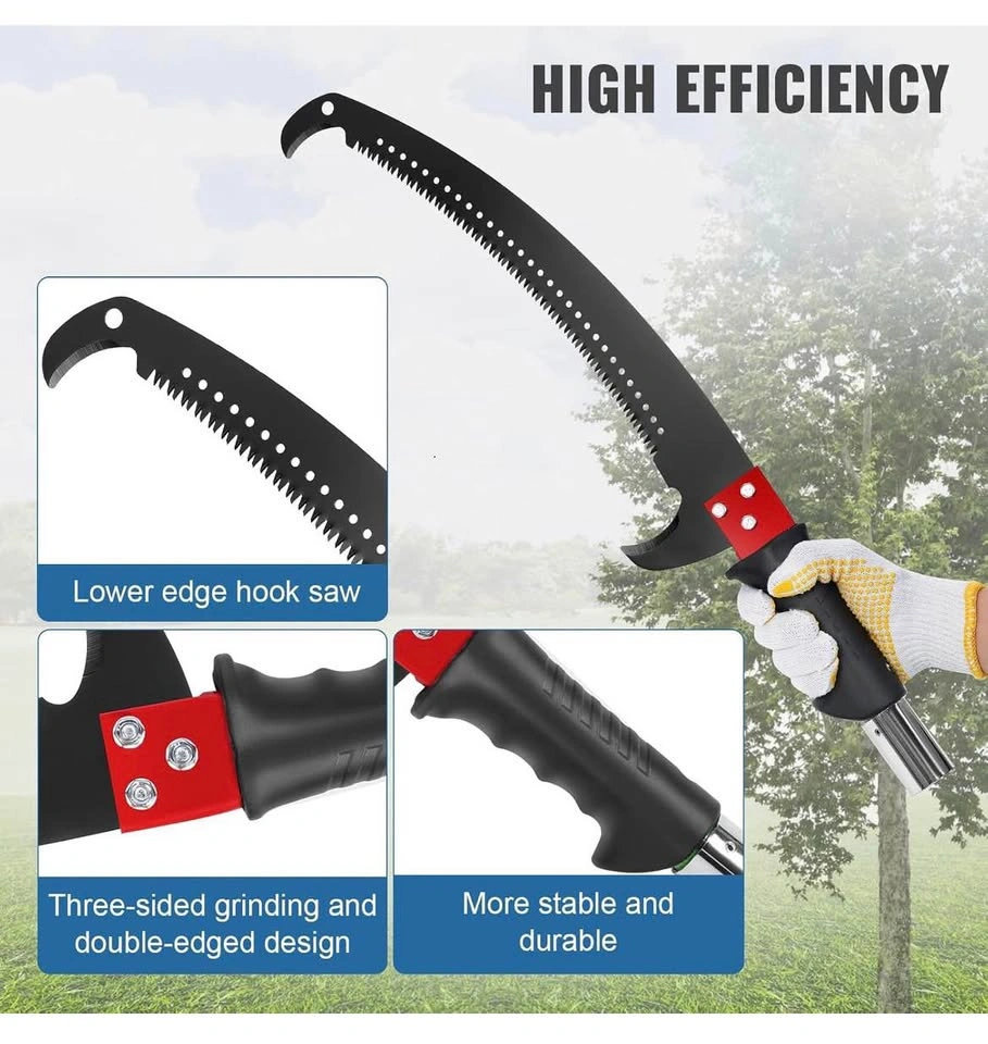 New 30 Ft Manual Pole Saw, Extendable Tree Pruner Set - photo 4