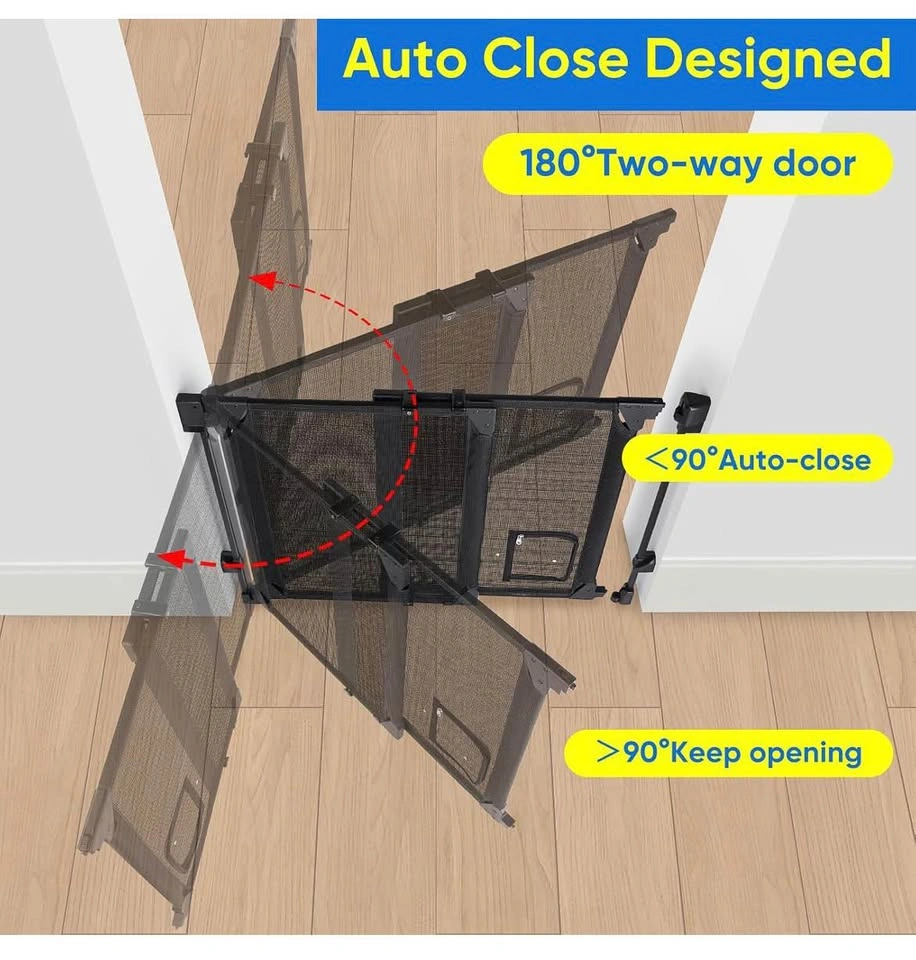 New Upgraded 28-43" Baby Gate with Cat Door - photo 4