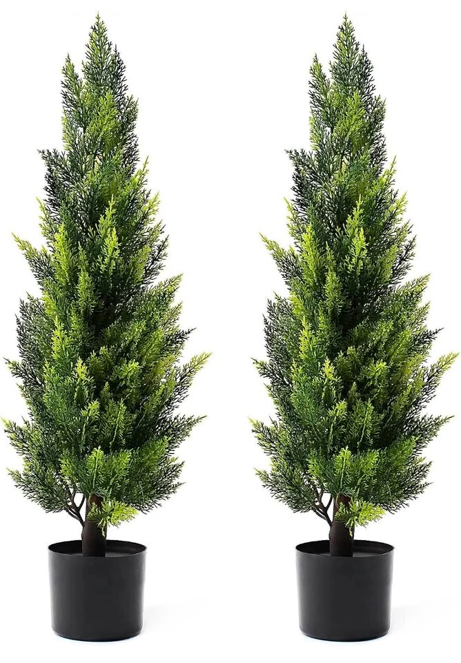 New Artificial Plants Indoor Outdoor - Artificial Topiary 3Ft Ce