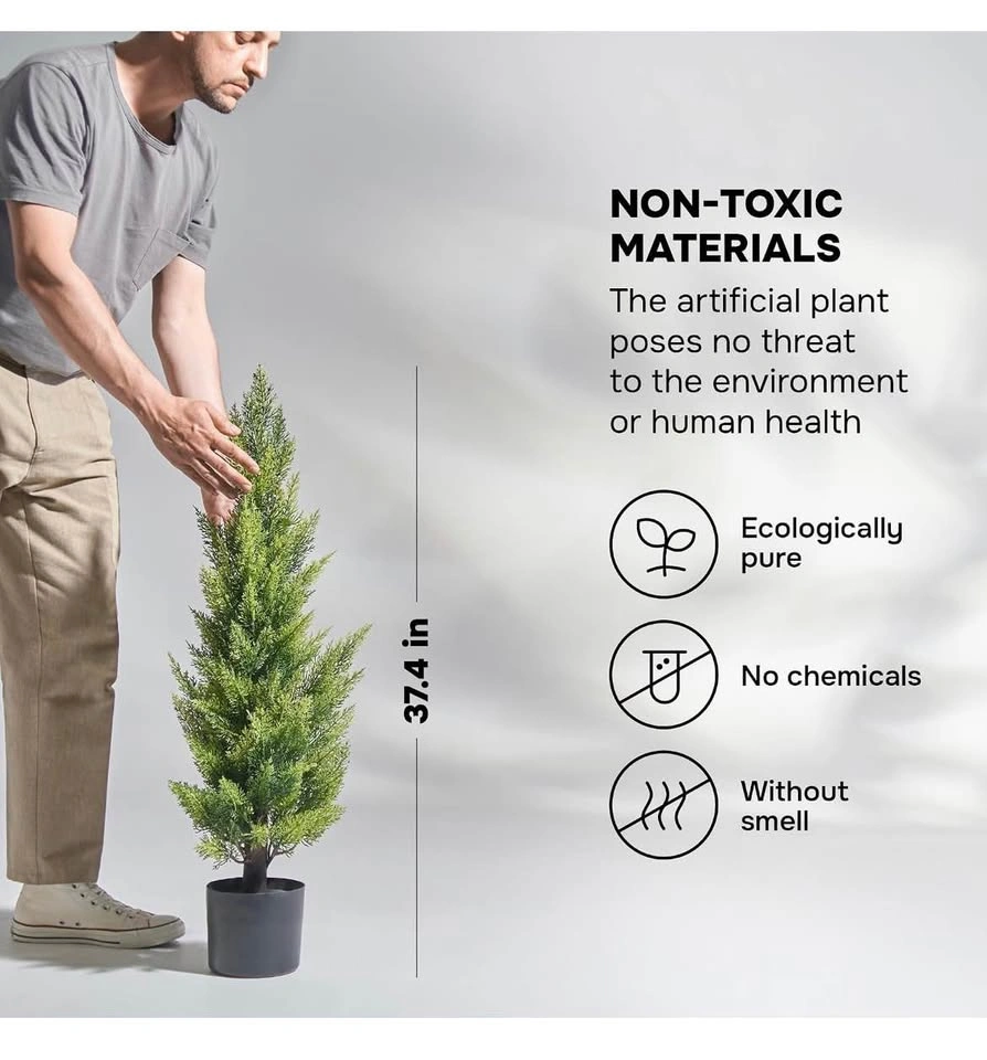 New Artificial Plants Indoor Outdoor - Artificial Topiary 3Ft Ce - photo 2