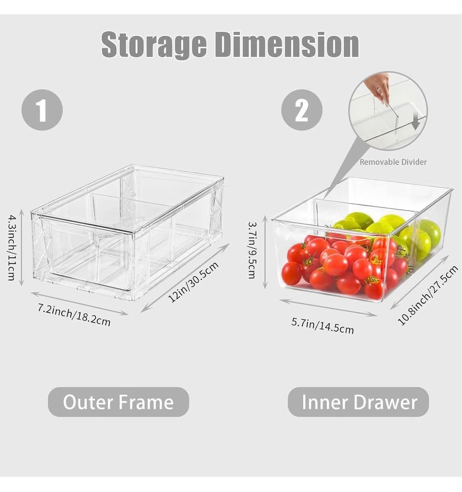 New 6-Pack Pantry Organizers and Storage Bins - photo 2