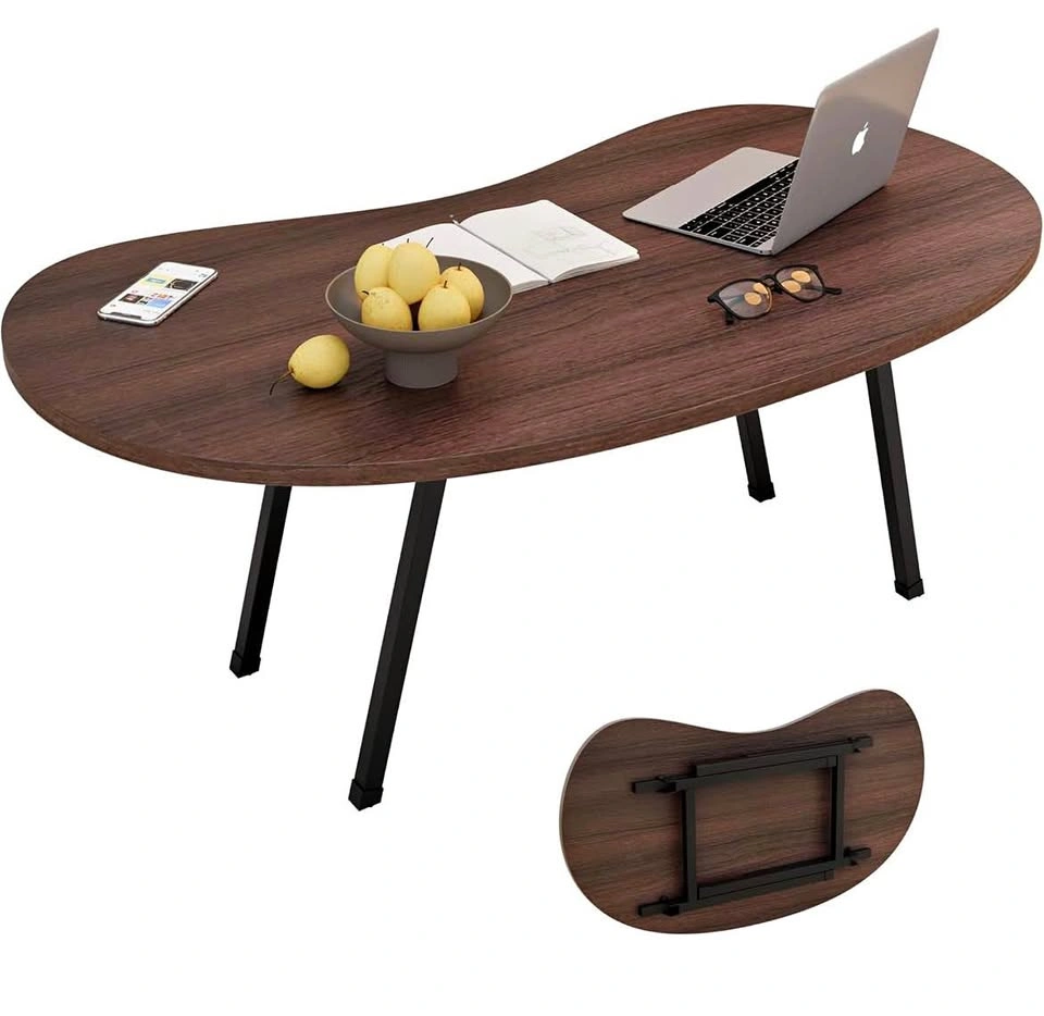 New Foldable Coffee Table, Modern Oval Center Table