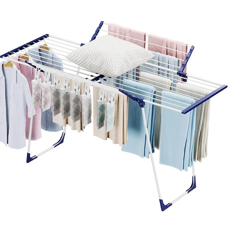 Brand new Foldable Gullwing Laundry Drying Rack with Clips - photo 2