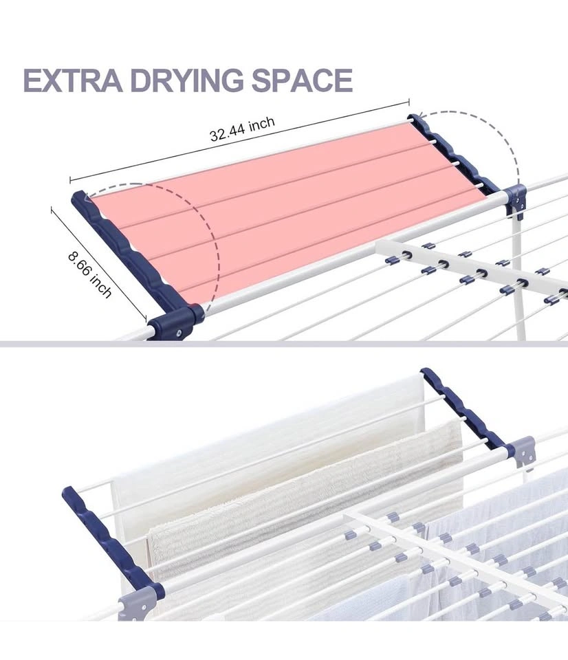 Brand new Foldable Gullwing Laundry Drying Rack with Clips - photo 5