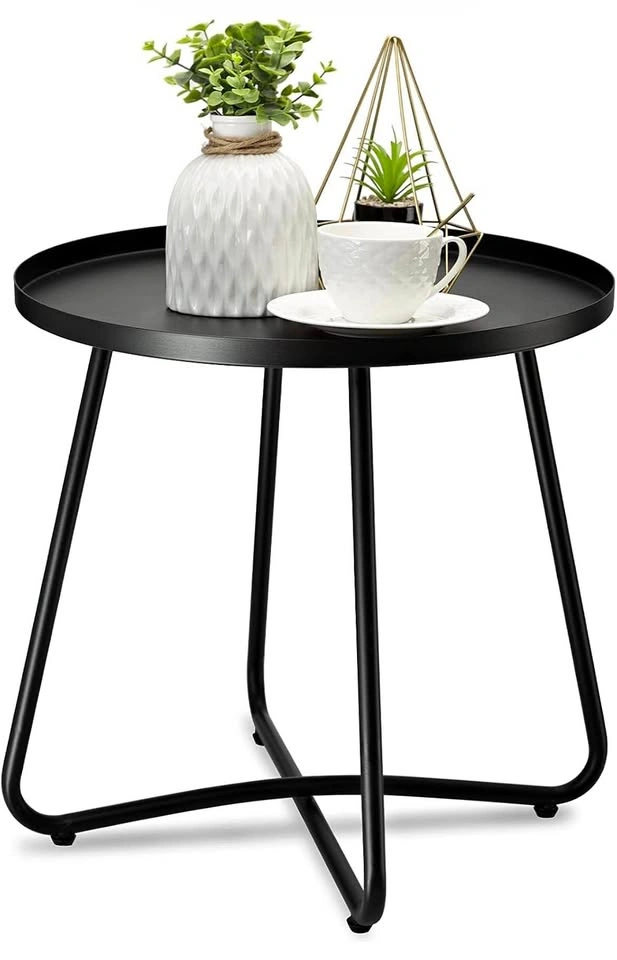 New Outdoor Side Tables, Weather Resistant Steel