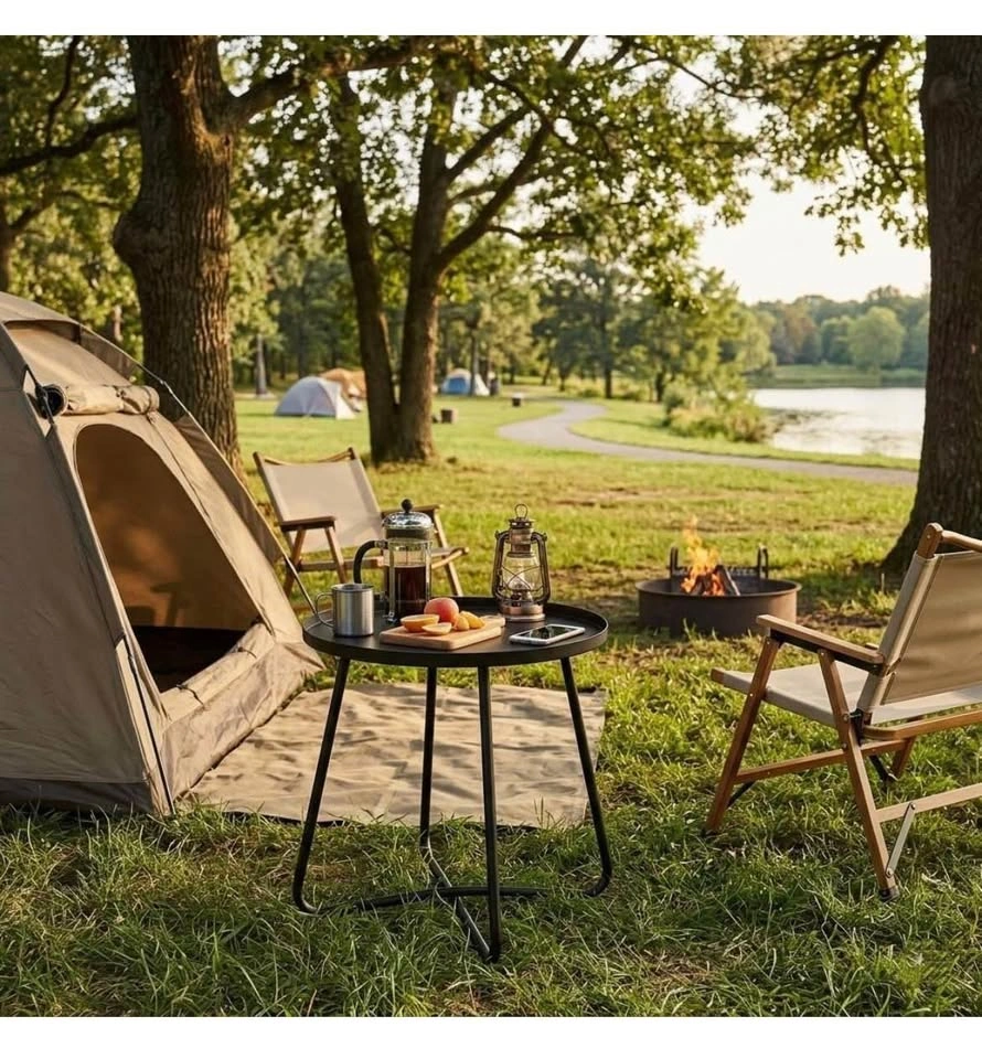 New Outdoor Side Tables, Weather Resistant Steel - photo 2