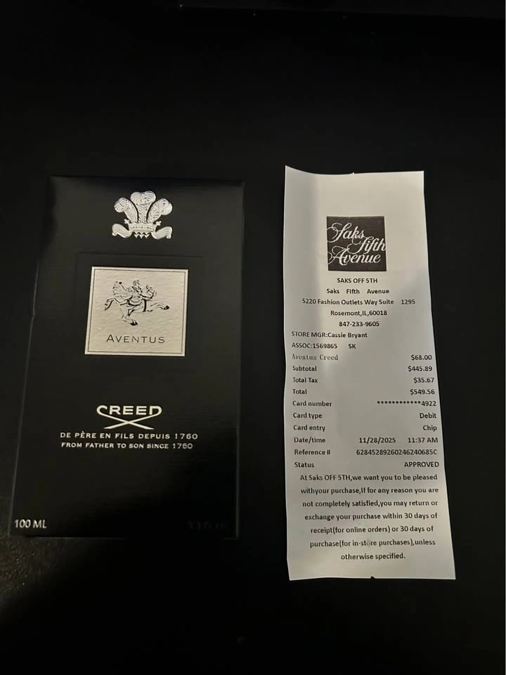 Authentic Creed Aventus