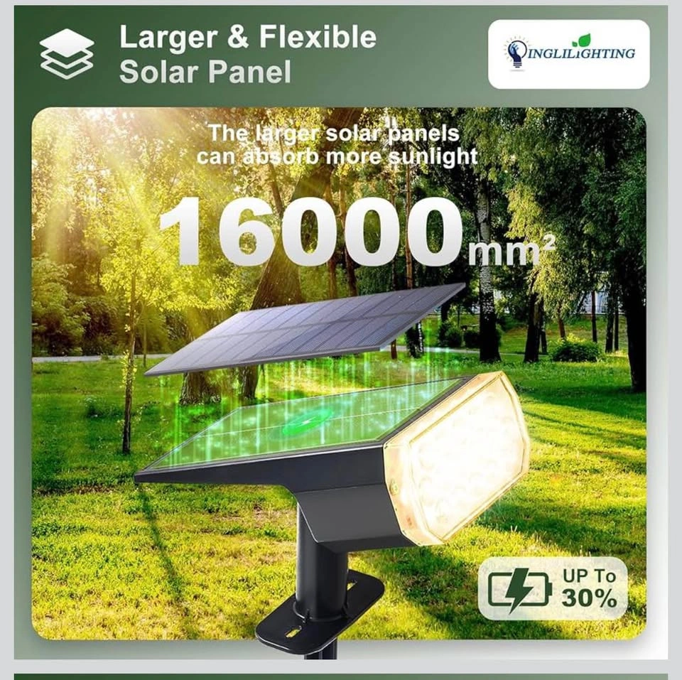New Solar Lights Outdoor Waterproof 6PC Warm - photo 2