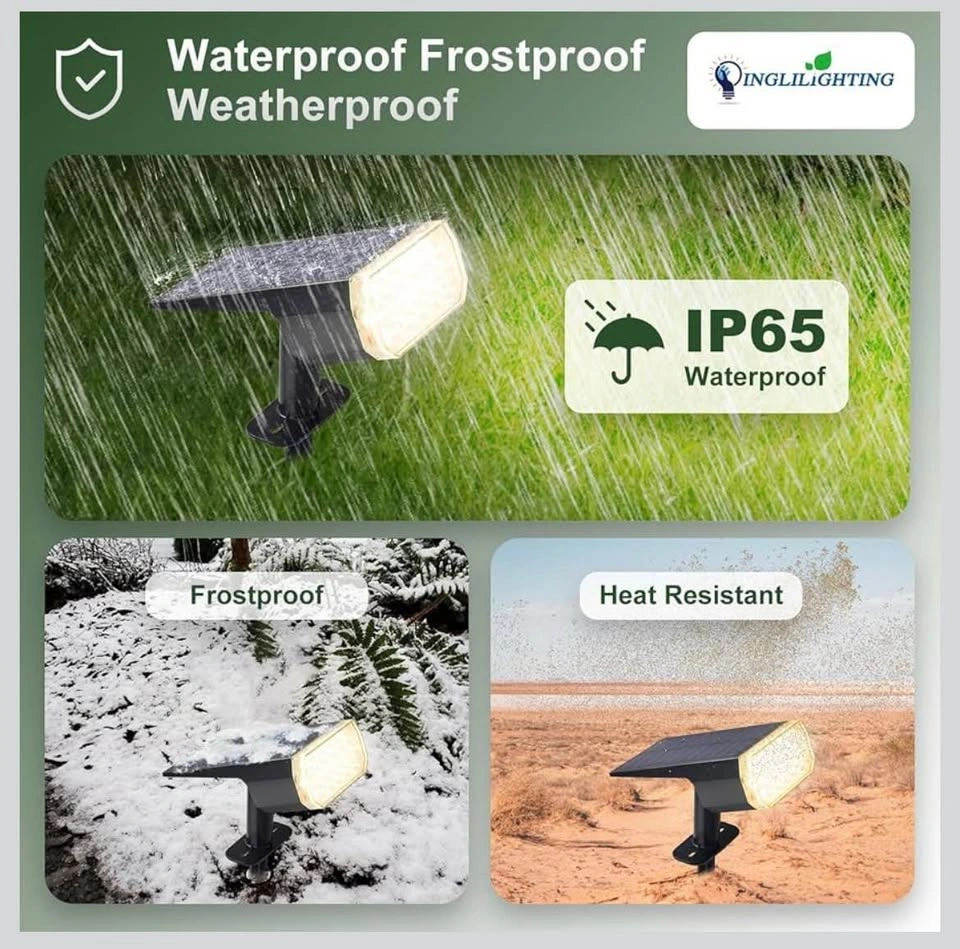 New Solar Lights Outdoor Waterproof 6PC Warm - photo 4
