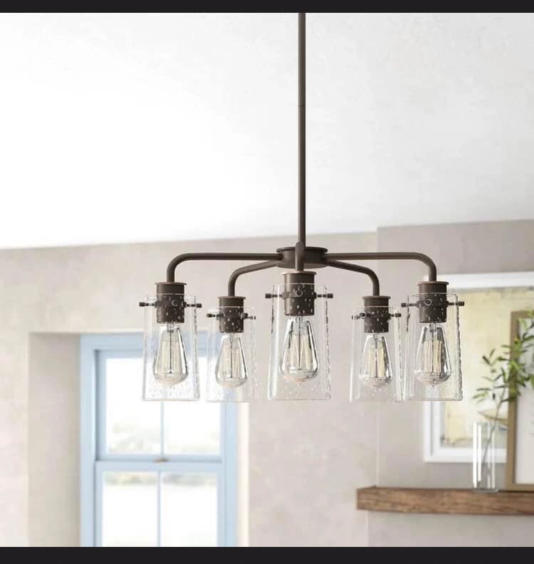 New 5-Light Classic Traditional Chandelier in Brown - photo 2