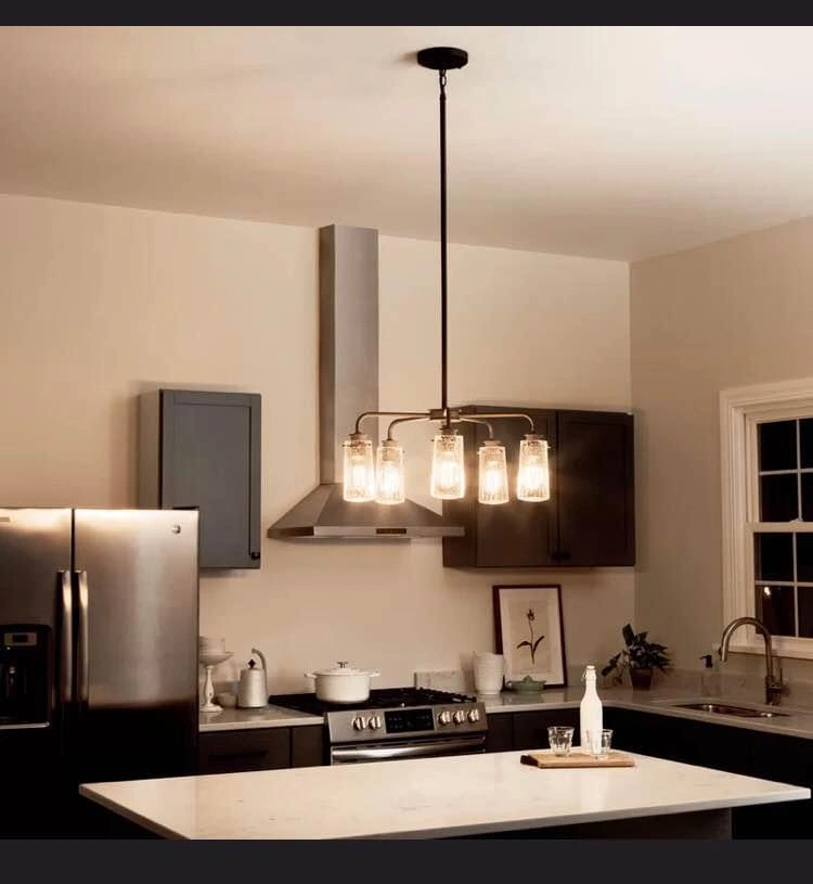 New 5-Light Classic Traditional Chandelier in Brown - photo 3