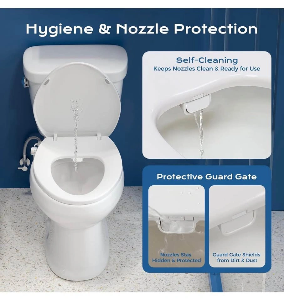 New Bidet Toilet Seat – Non-Electric, Slow-Close Lid - photo 3