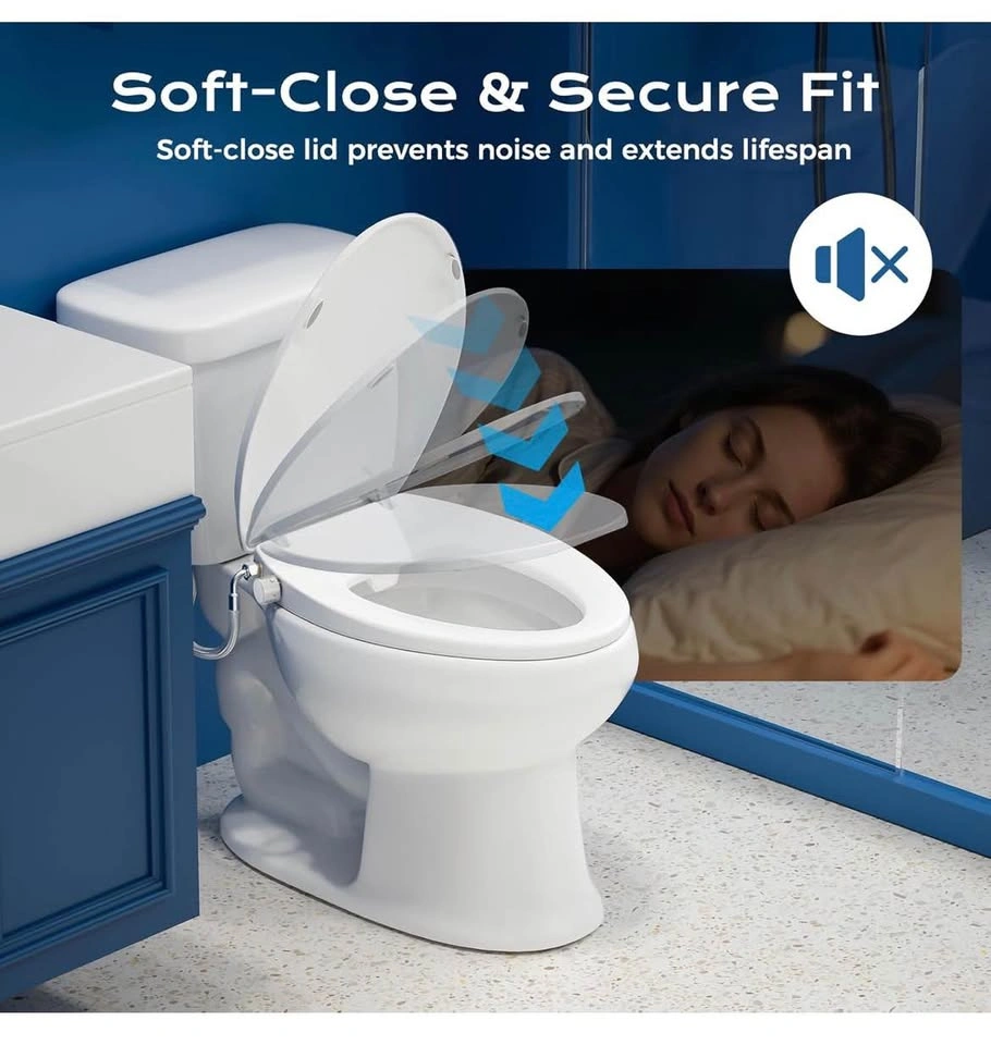 New Bidet Toilet Seat – Non-Electric, Slow-Close Lid - photo 4