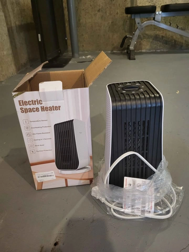 BRAND NEW Electric Space Heater (BNIB) – Fast 3-Sec Heating! - photo 4