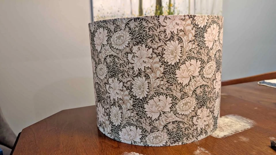 Floral Drum Lampshade