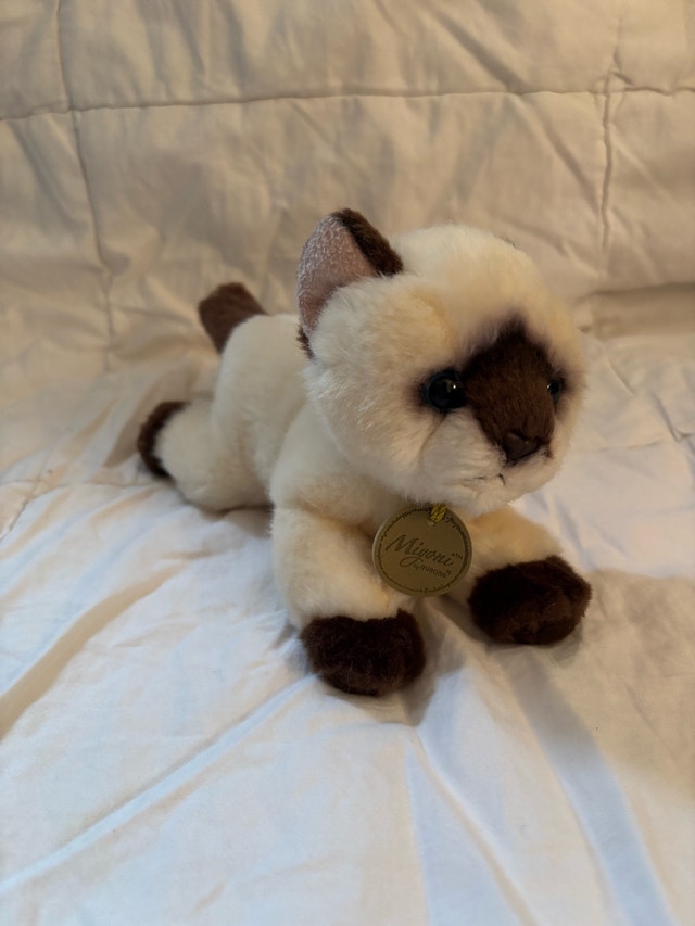 Aurora Miyoni Siamese Cat Plush